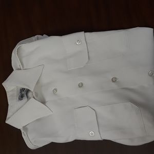 Mens Garrison collection size 17 white button down 6/11/22 tub3
